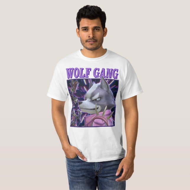Camiseta Cuadrilla del lobo - choque estupendo Bros último (Anverso completo)