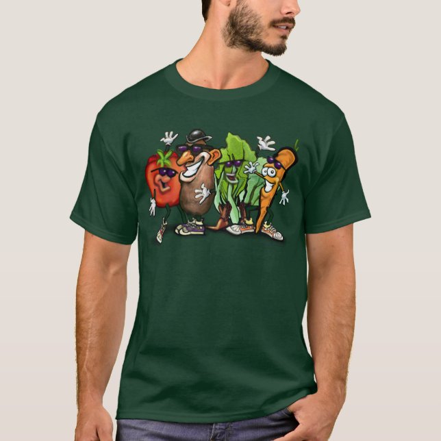 Camiseta Cuadrilla del Veggie (Anverso)