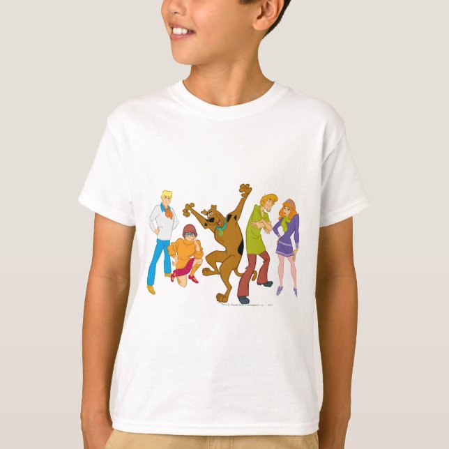 Camiseta Cuadrilla entera 16 Mystery Inc (Anverso)
