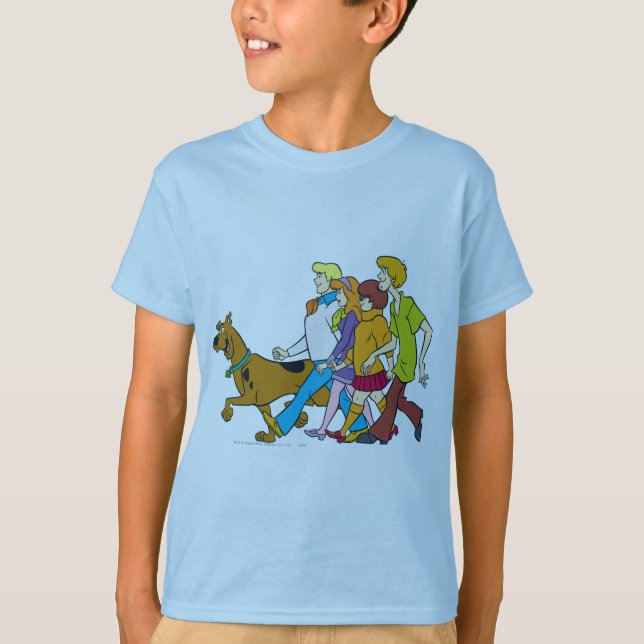 Camiseta Cuadrilla entera 18 Mystery Inc (Anverso)