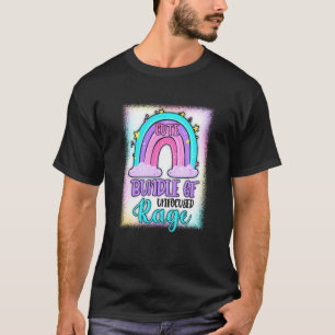 Camiseta Cuadrillo De Arcoiris No Centrado De Gótico Pastel