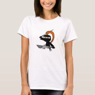 Camiseta Cuadro 5 de Ninja del jengibre
