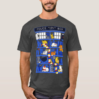 Camiseta Cuadro de biblioteca quién