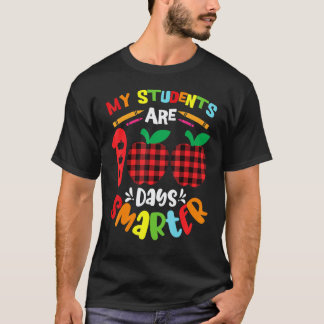 Camiseta Cuadro de Búfalo Mis estudiantes son 100 días más