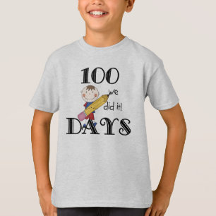 Camiseta Cuadro del palillo 100 días