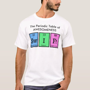 Camiseta Cuadro periódico 2 de SWIFT