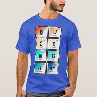 Camiseta Cuadro periódico de Buckingham 1