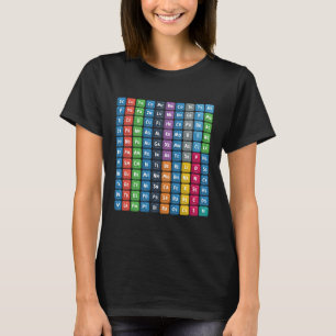 Camiseta Cuadro periódico de los elementos 3