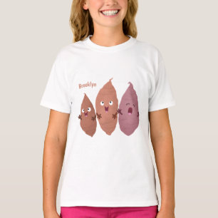 Camiseta Cuadros cantando batatas personalizado verduras