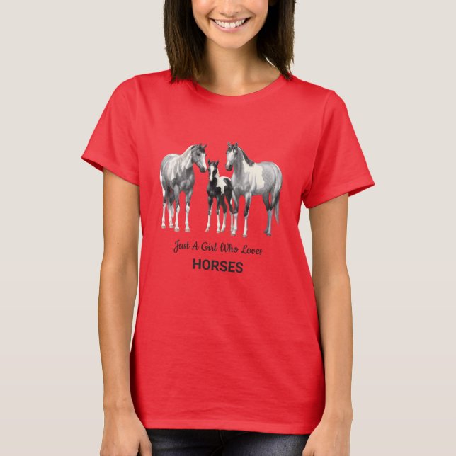 Camiseta Cuadros De Cuaderno De Pinto De Gris Dapple (Anverso)