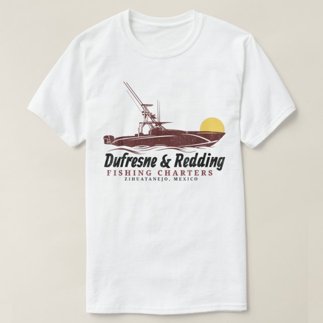 Camiseta Cuadros De Pesca De Dufresne Y Redén Zihuatanejo  (Diseño del anverso)