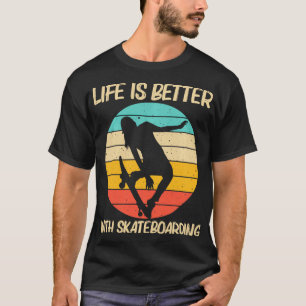 Camiseta Cuadros De Skateboarding Art Para Hombres Mujeres