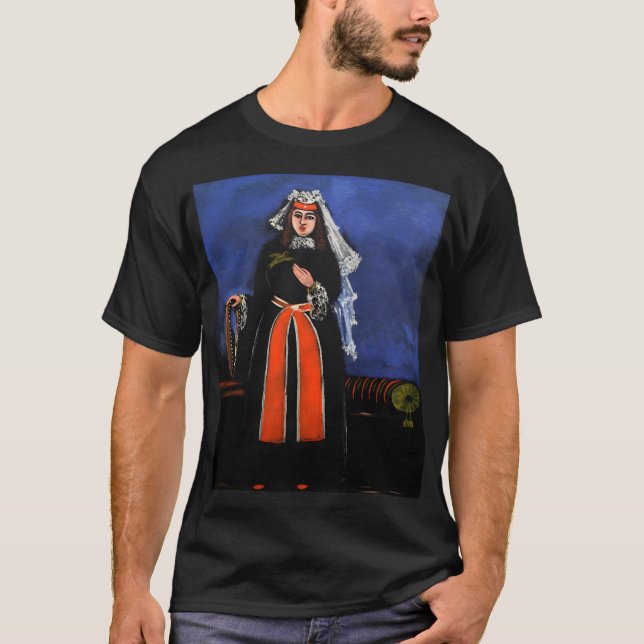 Camiseta Cuadros del pintor georgiano Niko Pirosmani (Anverso)