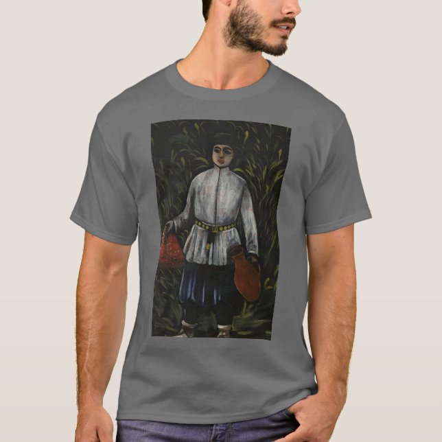 Camiseta Cuadros del pintor georgiano Niko Pirosmani (Anverso)