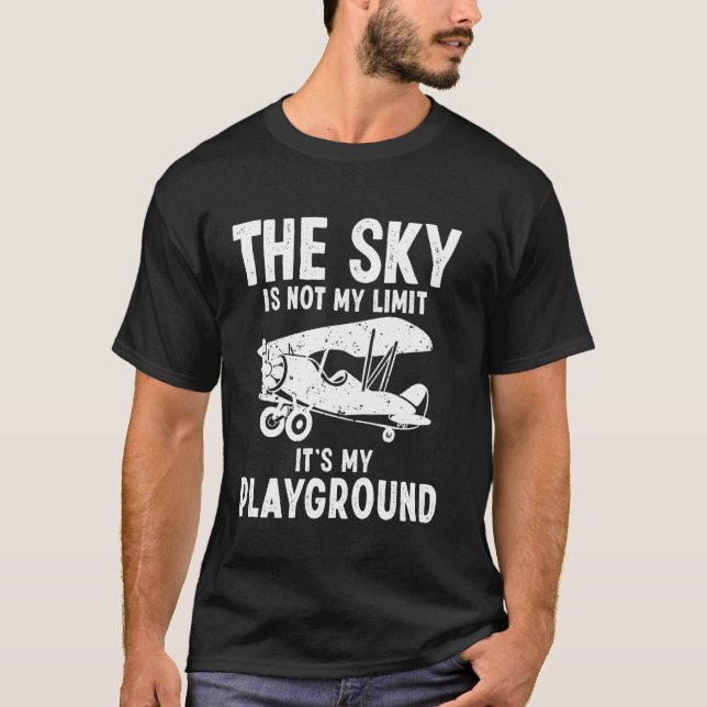 Camiseta Cuadros Piloto De Arte Para Hombres Femeninas Airp (Anverso)