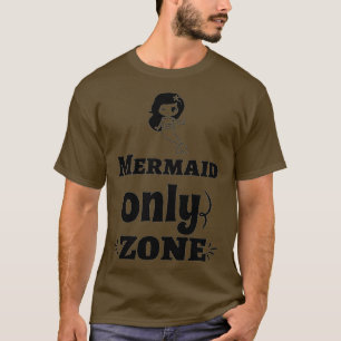Camiseta Cuadros Regalos de Sirenas Únicamente zona de Sire