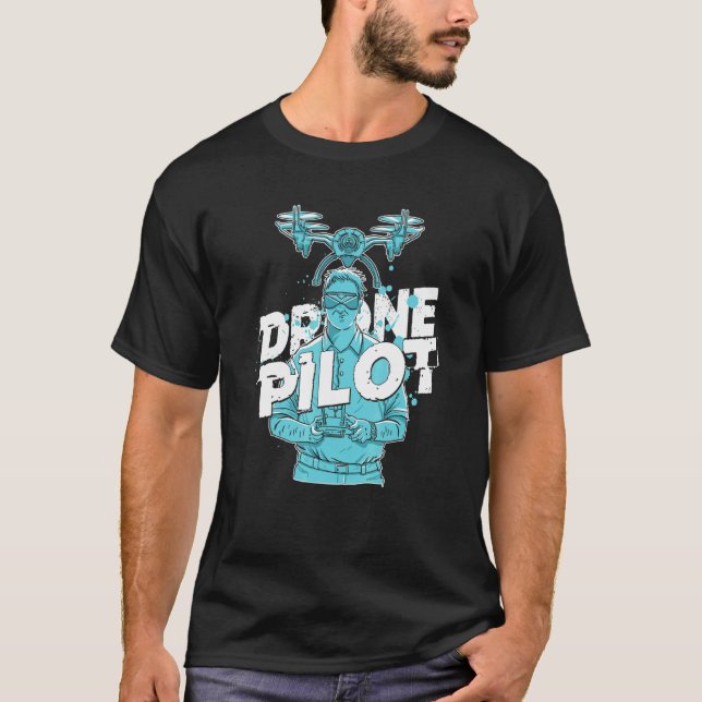 Camiseta Cuadrotor Quadcopter Carreras Fpv Multic (Anverso)
