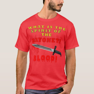 Camiseta ¿Cuál es el espíritu de la Bayonet BLOOD X