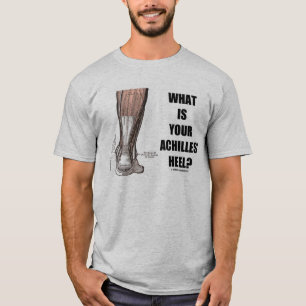 Camiseta ¿Cuál es el su talón de Aquiles? (Anatomía del