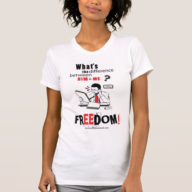 Camiseta Cuál es la diferencia (Anverso)