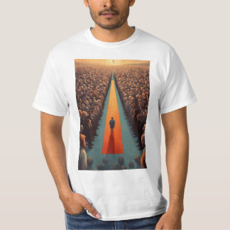 Camiseta ¿Cuál es la impresión de diseño de destino?