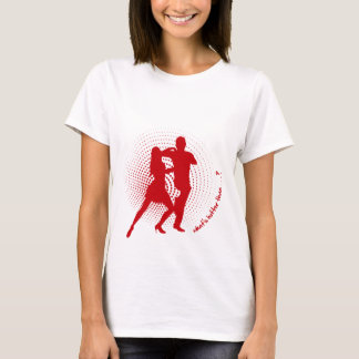 Camiseta Cuál es más caliente que la salsa