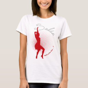 Camiseta Cuál es más caliente que la salsa