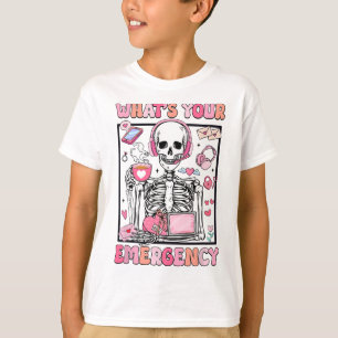 Camiseta ¿Cuál es su emergencia Día de San Valentín 911 des
