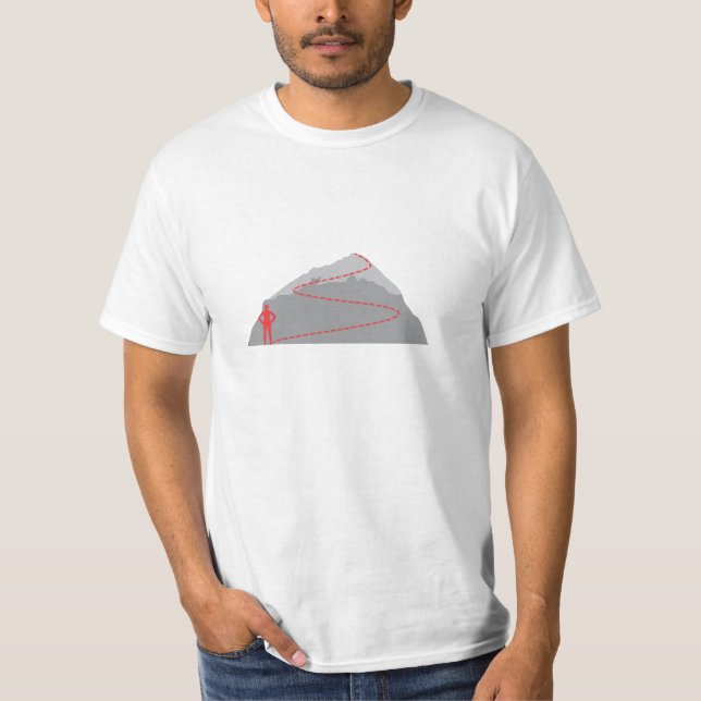 Camiseta ¿Cuál es su Everest? (Anverso)