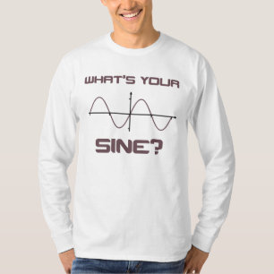 Camiseta Cuál es su seno Nerdy coja la línea