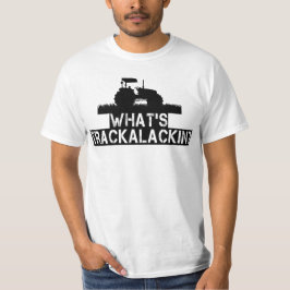 Camiseta Cuál es tractor divertido de Trackalackin que