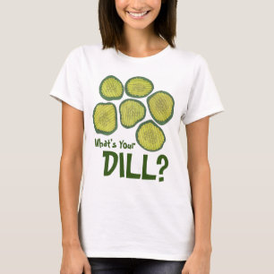 Camiseta ¿Cuál es tu Dill? Kosher Pickle Chips Pickles Tee
