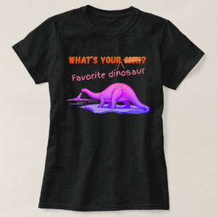 Camiseta ¿Cuál es tu DINOSAURIO favorito