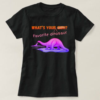 Camiseta ¿Cuál es tu DINOSAURIO favorito