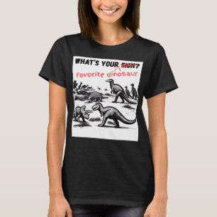 Camiseta ¿Cuál es tu DINOSAURIO favorito