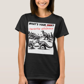Camiseta ¿Cuál es tu DINOSAURIO favorito