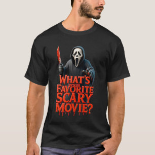 Camiseta ¿Cuál es tu hebra favorita de película de terror d