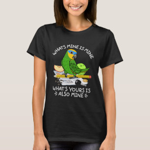 Camiseta ¿Cuál es tu loro minero? Naranja quería Amazon