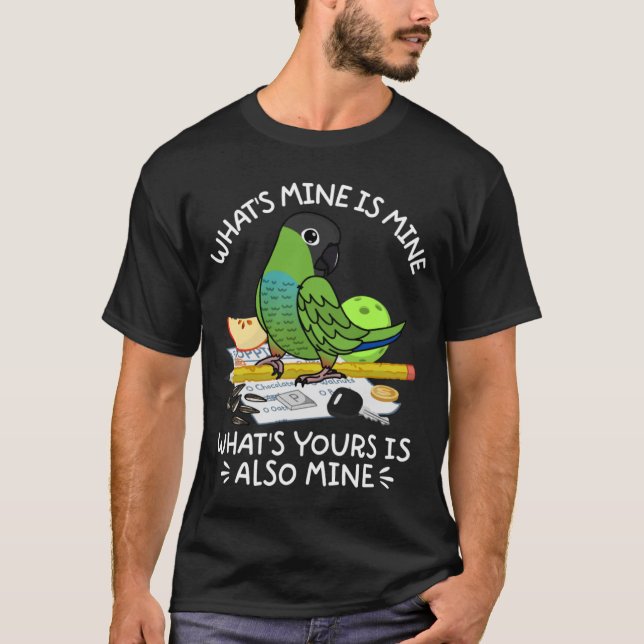 Camiseta ¿Cuál es tu loro mío? (Anverso)