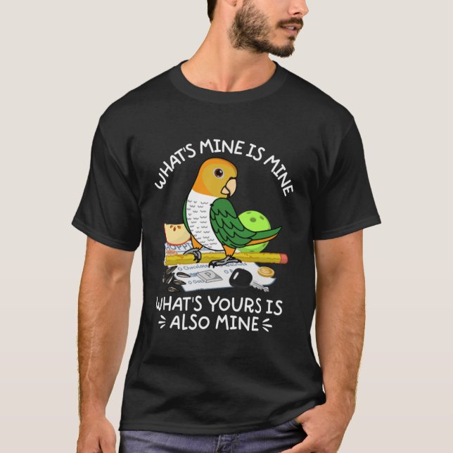 Camiseta ¿Cuál es tu loro mío? (Anverso)