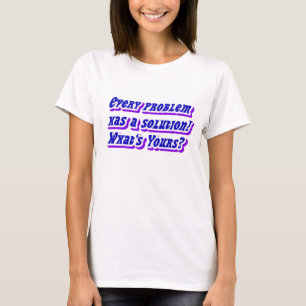Camiseta ¡Cuál es tu solución!_