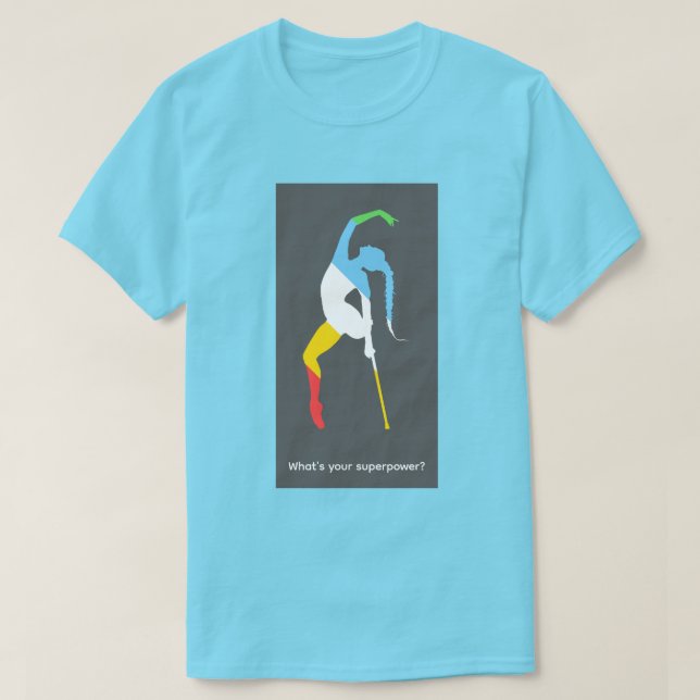 Camiseta ¿Cuál es tu superpoder? Mes del Orgullo de la Disc (Diseño del anverso)