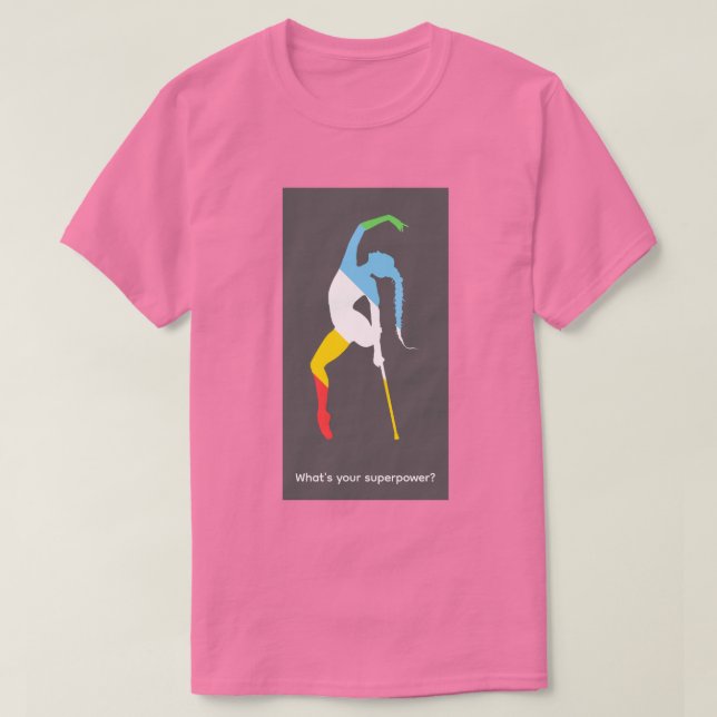 Camiseta ¿Cuál es tu superpoder? Mes del Orgullo de la Disc (Diseño del anverso)