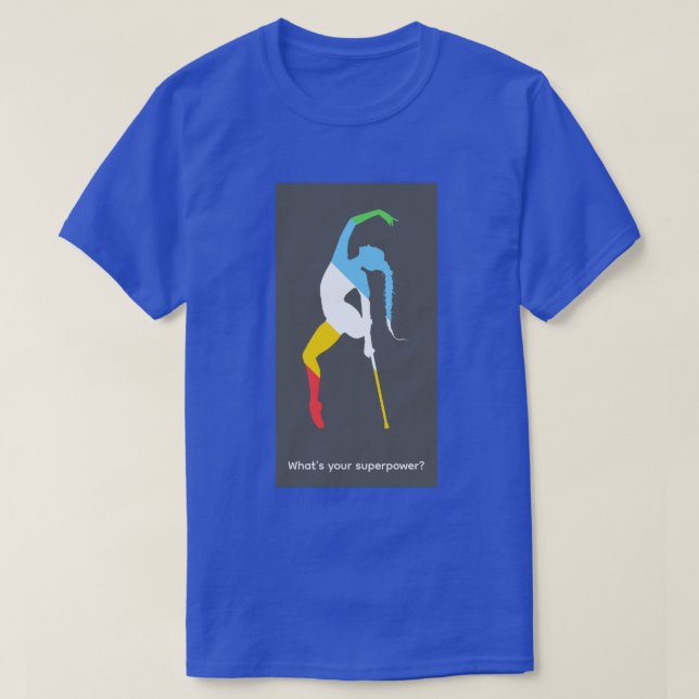 Camiseta ¿Cuál es tu superpoder? Mes del Orgullo de la Disc (Diseño del anverso)