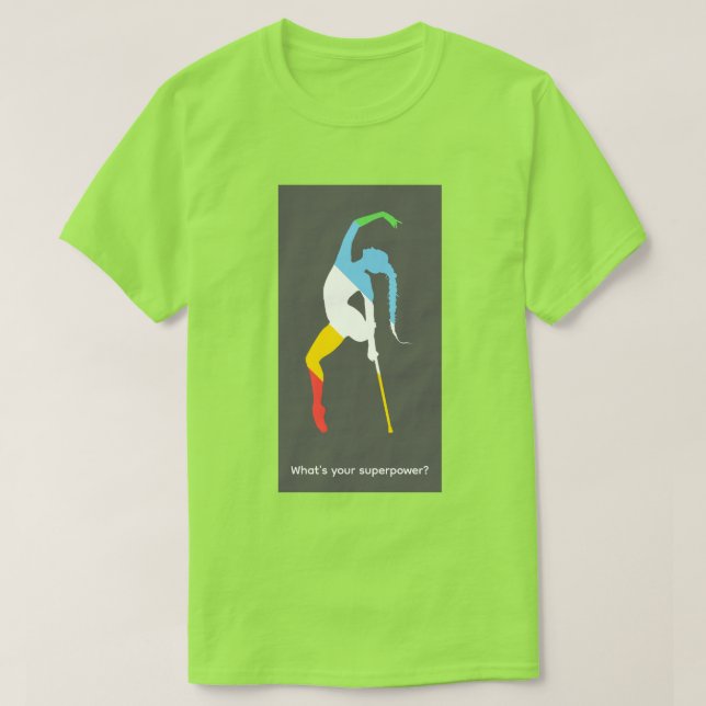 Camiseta ¿Cuál es tu superpoder? Mes del Orgullo de la Disc (Diseño del anverso)