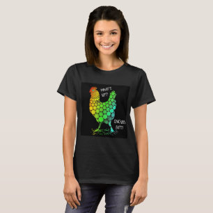 Camiseta ¿Cuál está para arriba? Extremo del pollo (en