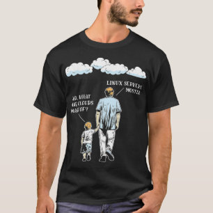 Camiseta ¿Cuáles Son Las Nubes De La Divertida Programación