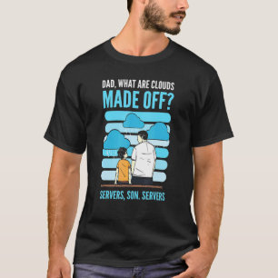 Camiseta ¿Cuáles Son Las Nubes De Programador?