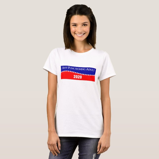 Camiseta Cualquie adulto de funcionamiento 2020 (Anverso completo)