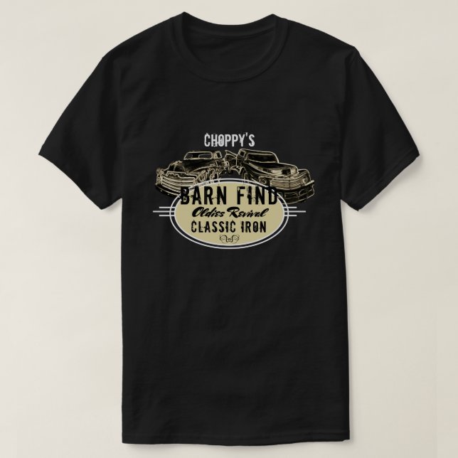 Camiseta Cualquie hierro conocido de la obra clásica del (Diseño del anverso)